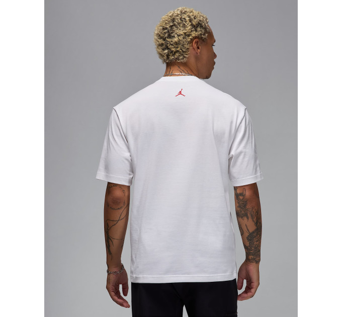 Чоловіча Футболка Jordan M BRND BR SR PCH SS CRW Білий L (7dHJ2326-100 L)