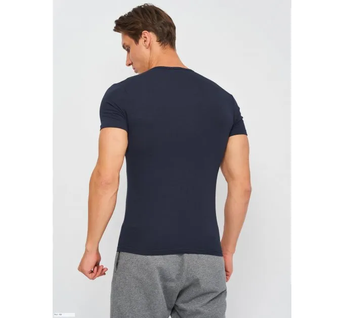 Футболка Kappa T-shirt Mezza Manica Girocollo темно-синій Чол M K1304 BluNavy M