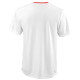 Чоловіча Футболка Wilson TEAM II CREW Білий Червоний S (WRA794002 S)