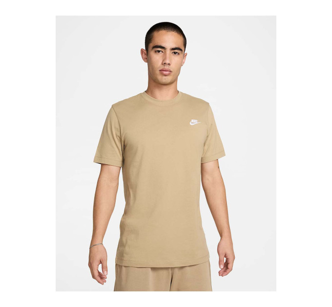 Чоловіча Футболка Nike M NSW CLUB TEE Бежевий M (7dAR4997-297 M)