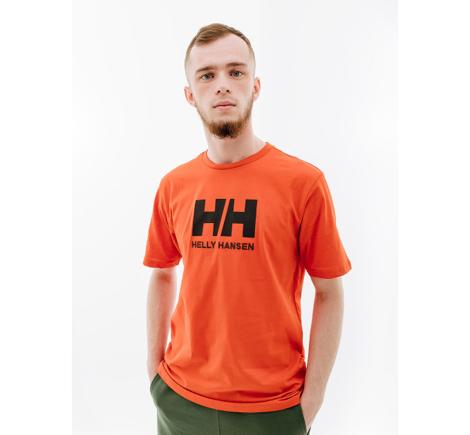 Чоловіча Футболка HELLY HANSEN HH LOGO T-SHIRT Помаранчевий L (7d33979-300 L)