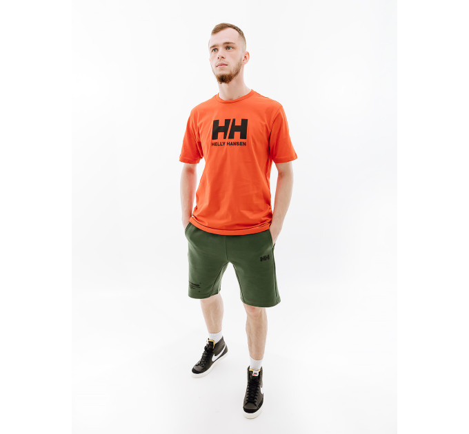 Чоловіча Футболка HELLY HANSEN HH LOGO T-SHIRT Помаранчевий L (7d33979-300 L)