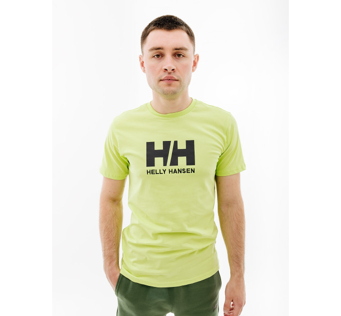 Чоловіча Футболка HELLY HANSEN HH LOGO T-SHIRT Салатовий L (7d33979-395 L)