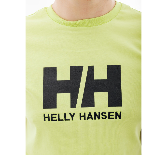 Чоловіча Футболка HELLY HANSEN HH LOGO T-SHIRT Салатовий L (7d33979-395 L)