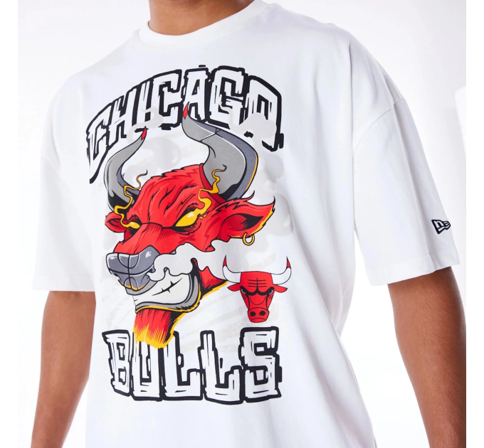 Чоловіча Футболка New Era GRAPHIC BULLS Білий S (7d60565031 S)