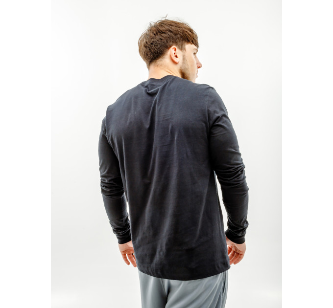 Чоловіча Футболка Nike M NSW CLUB TEE - LS Чорний XL (7dAR5193-010 XL)