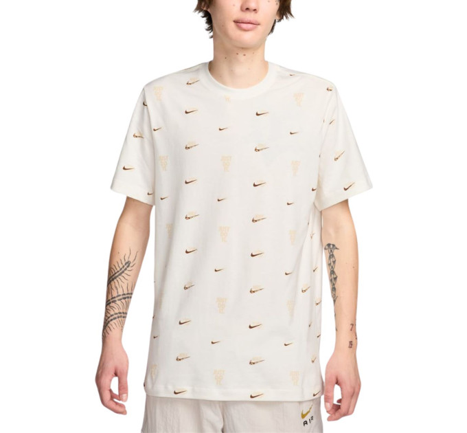 Чоловіча Футболка чоловіча NIKE M NSW TEE M90 12MO AOP Білий M (7dFQ8036-133 M)