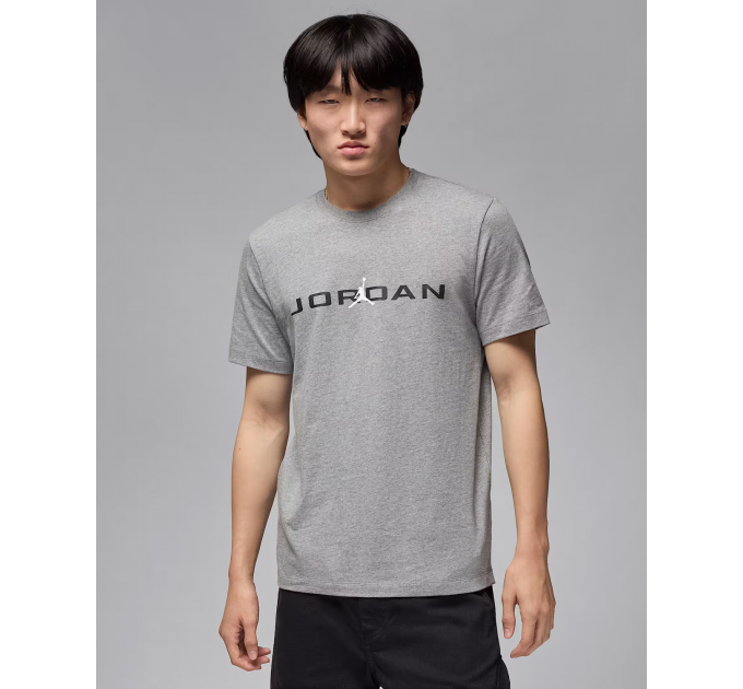 Чоловіча Футболка Jordan M JD AIR SS CREW Сірий XL (7dIB7353-091 XL)