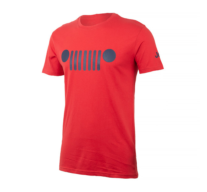 Чоловіча Футболка JEEP T-SHIRT GRILLE J22W Червоний M (O102583-R701 M)