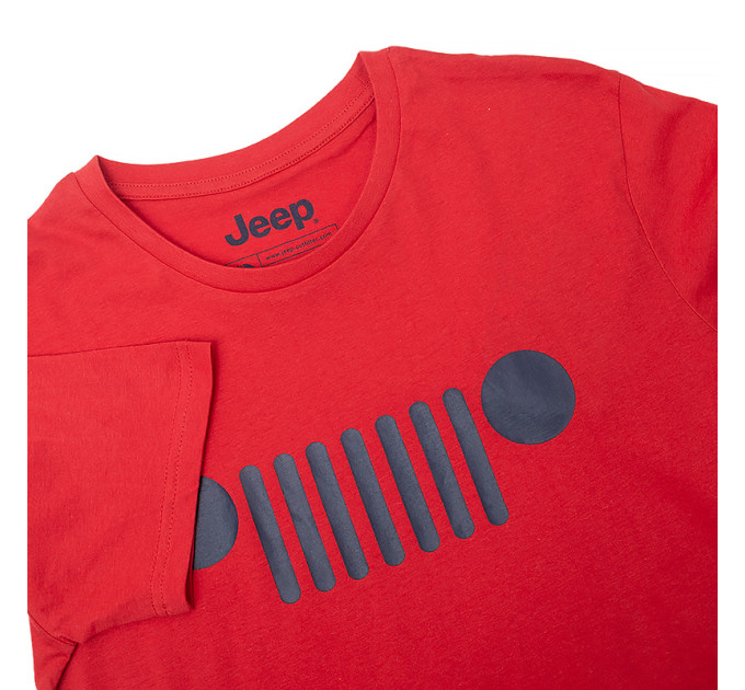 Чоловіча Футболка JEEP T-SHIRT GRILLE J22W Червоний M (O102583-R701 M)