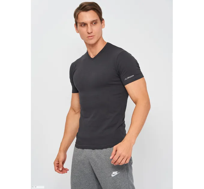 Футболка Kappa T-shirt Mezza Manica Scollo V антрацит Чол XL K1311 Antracite XL Футболка Kappa T-shirt Mezza Manica Scollo V антрацит Чол XL K1311 Antracite XL