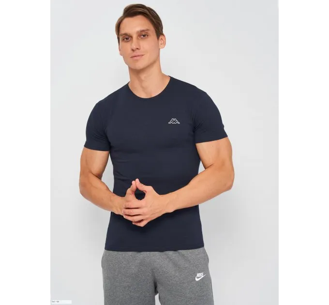 Футболка Kappa T-shirt Mezza Manica Girocollo темно-синій Чол XL K1304 BluNavy XL Футболка Kappa T-shirt Mezza Manica Girocollo темно-синій Чол XL K1304 BluNavy XL