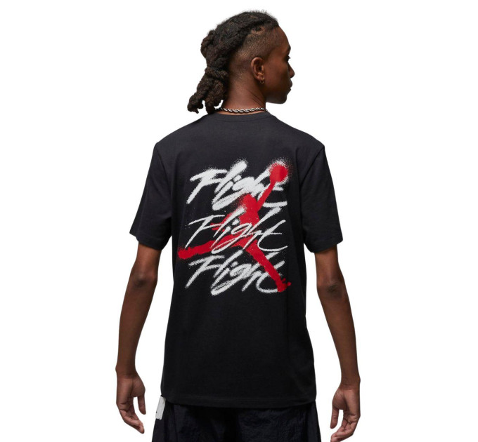 Чоловіча Футболка JORDAN MBRAND GFX SS CREW2 Чорний S (7dFB7465-010 S)