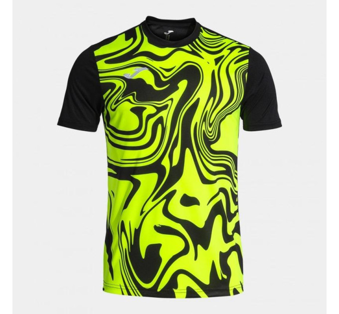 Футболка Joma LION II Чорний Салатовий 2XL (103729.121 2XL)