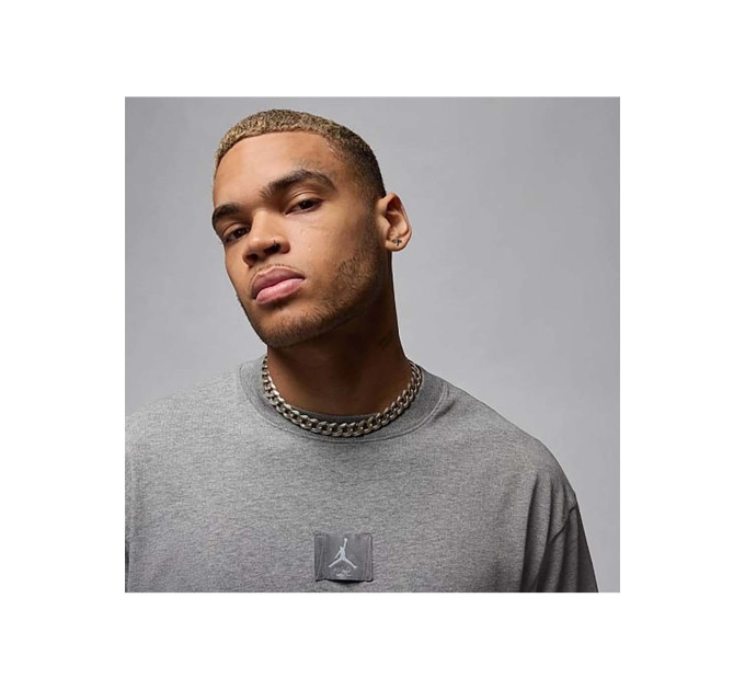 Чоловіча Футболка Jordan M FLT ESS 85 SS CREW Сірий L (7dFZ1912-091 L)
