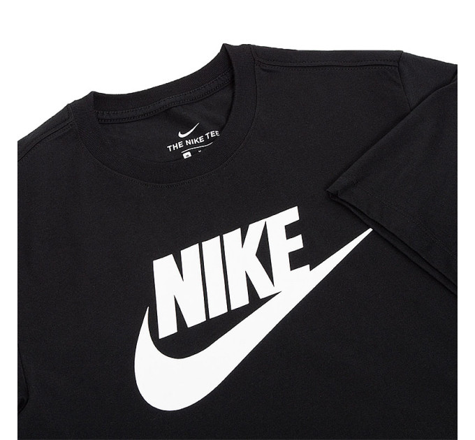 Чоловіча Футболка Nike M NSW TEE ICON FUTURA Чорний L (7dAR5004-010 L)