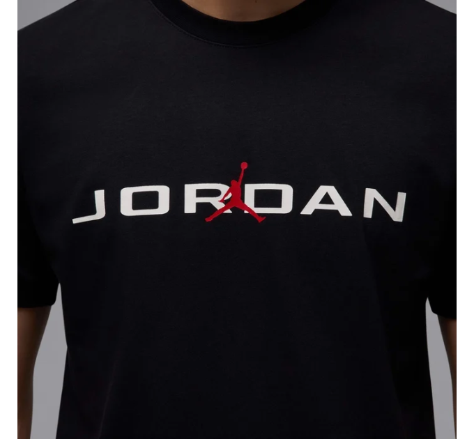 Чоловіча Футболка Jordan M JD AIR SS CREW Чорний L (7dIB7353-010 L)