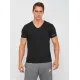Футболка Kappa T-shirt Mezza Manica Scollo V чорний Чол L K1316 Nero L