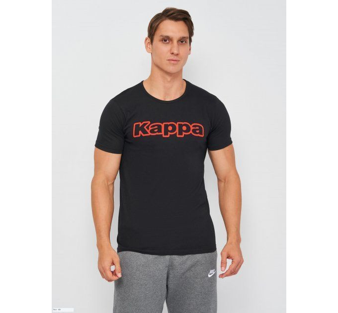 Футболка Kappa T-shirt Mezza Manica Girocollo stampa logo petto чорний L Чоловік K1335 Nero-L Футболка Kappa T-shirt Mezza Manica Girocollo stampa logo petto чорний L Чоловік K1335 Nero-L