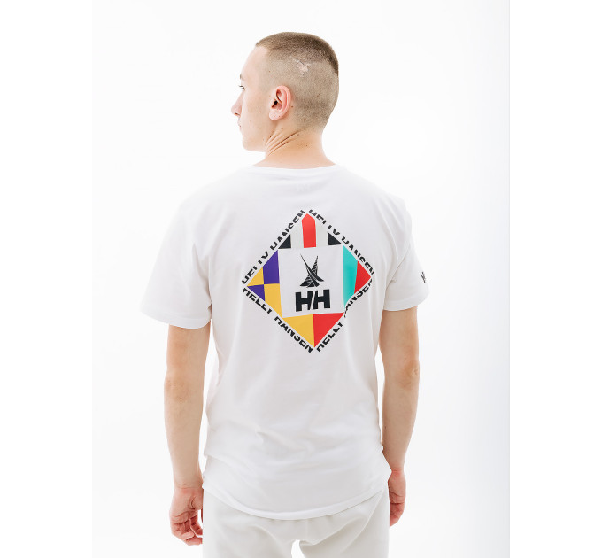 Чоловіча Футболка HELLY HANSEN SHORELINE T-SHIRT 2.0 Білий XL (7d34222-002 XL)