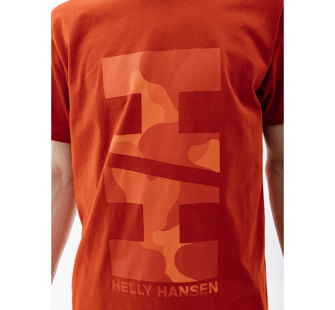 Чоловіча Футболка HELLY HANSEN MOVE COTTON T-SHIRT Помаранчевий XL (7d53976-308 XL)