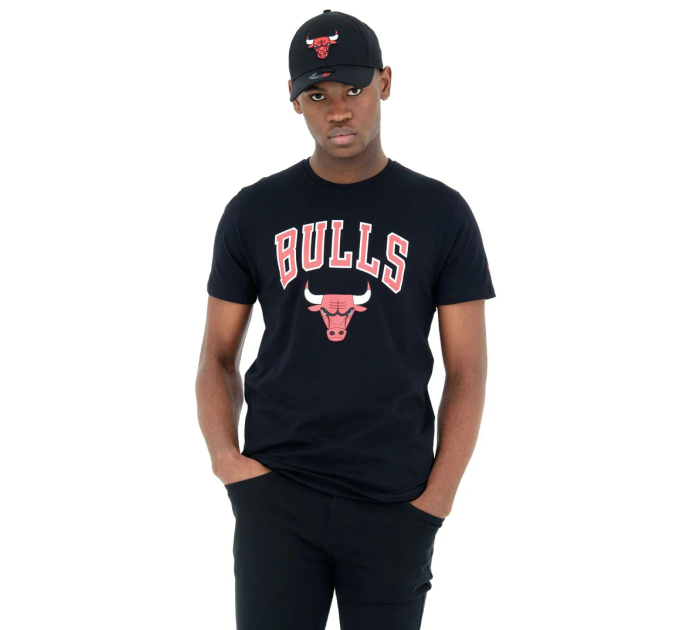 Чоловіча Футболка New Era NOS NBA REGULAR TEE BULLS Чорний M (7d60416749 M)