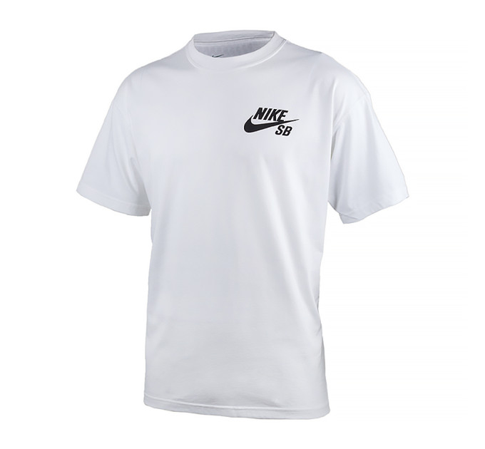 Чоловіча Футболка Nike M SB TEE LOGO LBR Білий M (7dDC7817-100 M)