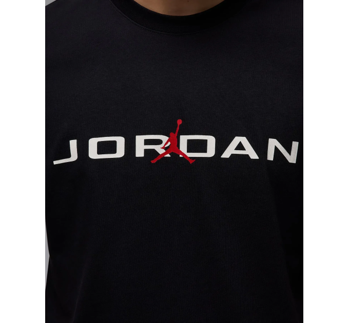 Чоловіча Футболка Jordan M JD AIR SS CREW Чорний M (7dIB7353-010 M)