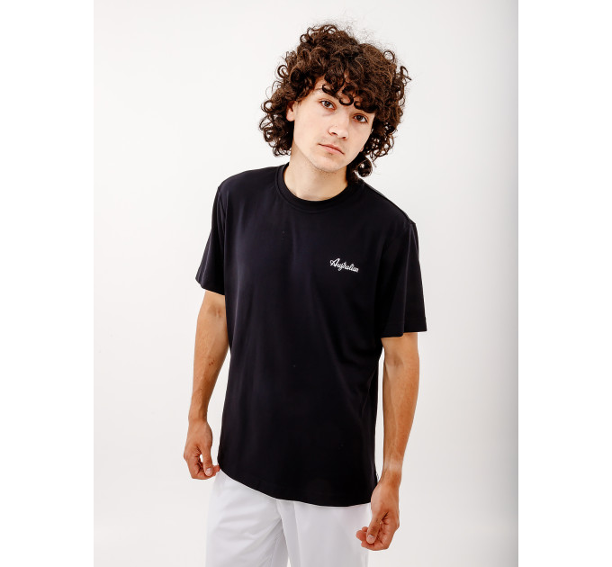 Чоловіча Футболка AUSTRALIAN EASY TECH PIQUE' T-SHIRT R-FIT Чорний M (7dLSUTS0003-003 M) Чоловіча Футболка AUSTRALIAN EASY TECH PIQUE' T-SHIRT R-FIT Чорний M (7dLSUTS0003-003 M)