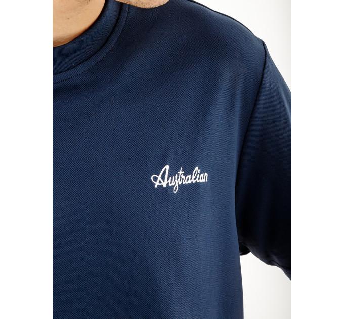 Чоловіча Футболка AUSTRALIAN EASY TECH PIQUE' T-SHIRT R-FIT Синій L (7dLSUTS0003-200 L)