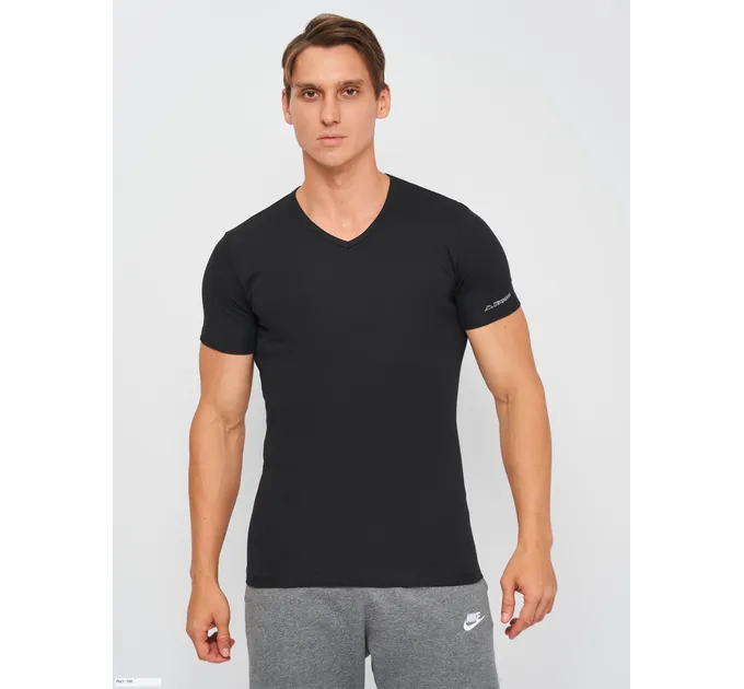 Футболка Kappa T-shirt Mezza Manica Scollo V чорний Чол L K1311 Nero L Футболка Kappa T-shirt Mezza Manica Scollo V чорний Чол L K1311 Nero L