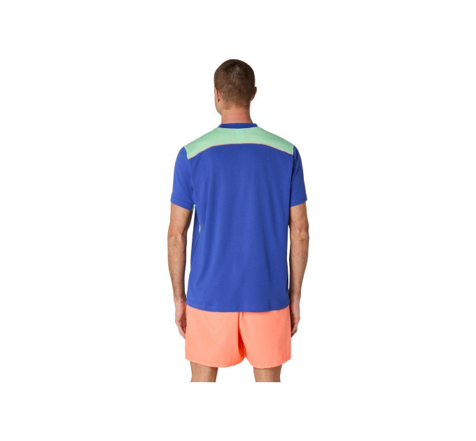 Футболка чоловіча Asics PADEL COURT SS TOP COBALT/MENTHOL (M) 2041A349-402 M