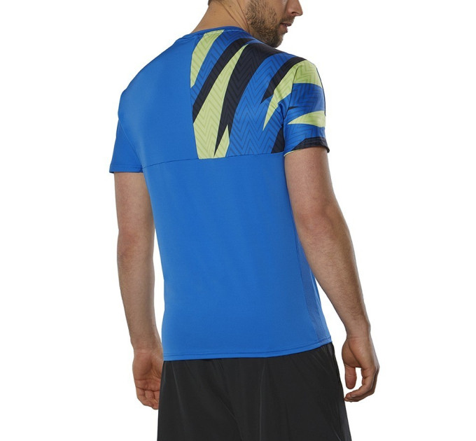 Чоловіча Футболка MIZUNO Shadow Graphic Tee синій (M) 62GA2002-25 M