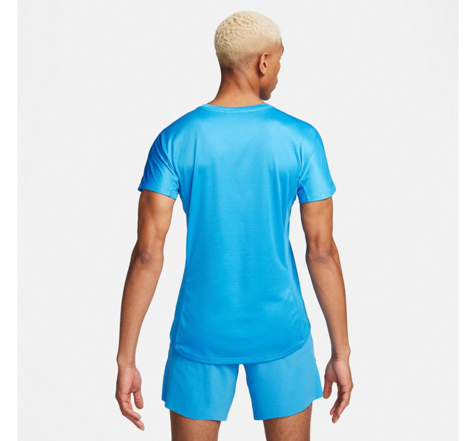Чоловіча Футболка Nike RAFA MNK DF CHALLENGER TOP SS Блакитний XL (DV2887-435 XL)