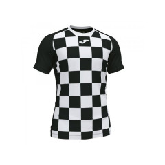 Футболка Joma FLAG II T-SHIRT BLACK-WHITE S/S чорний,белый XL 101465BV.102 XL