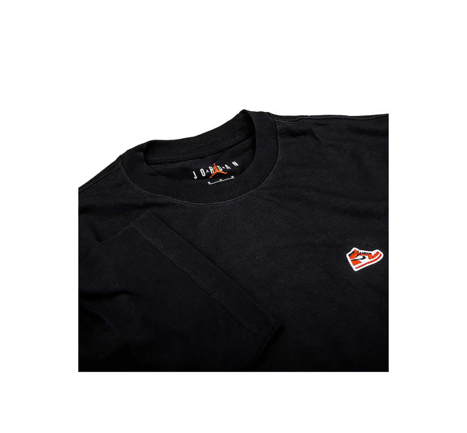 Чоловіча Футболка Jordan M BRAND SNKR PTCH SS CREW Чорний L (7dFN5982-010 L)
