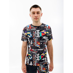 Чоловіча Футболка HELLY HANSEN NEWPORT T-SHIRT Різнокольоровий XL (7d34303-599 XL)