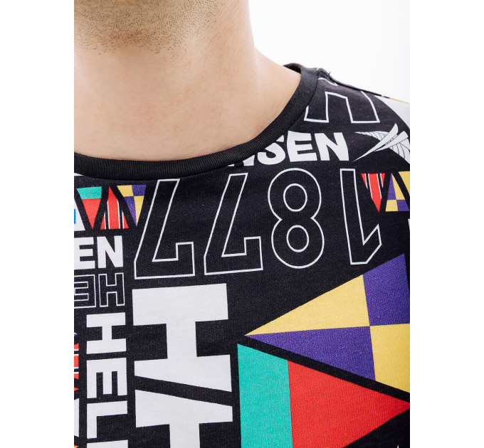 Чоловіча Футболка HELLY HANSEN NEWPORT T-SHIRT Різнокольоровий XL (7d34303-599 XL)