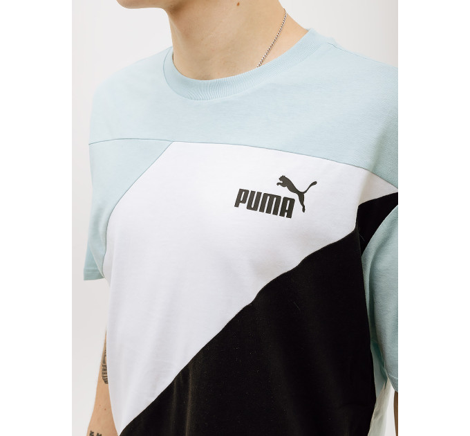 Чоловіча Футболка Puma POWER Colorblock Tee Різнокольоровий XL (7d67892922 XL)