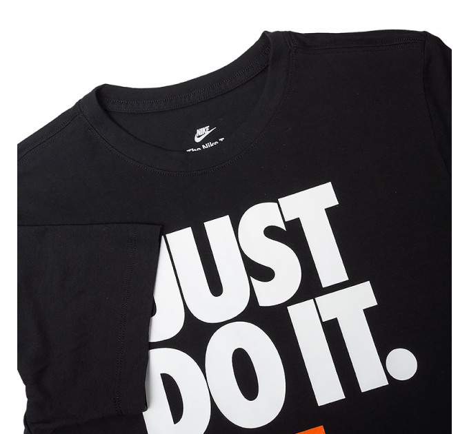 Чоловіча Футболка Nike M NSW TEE FRAN JDI VERBIAGE Чорний M (7dDZ2989-010 M)