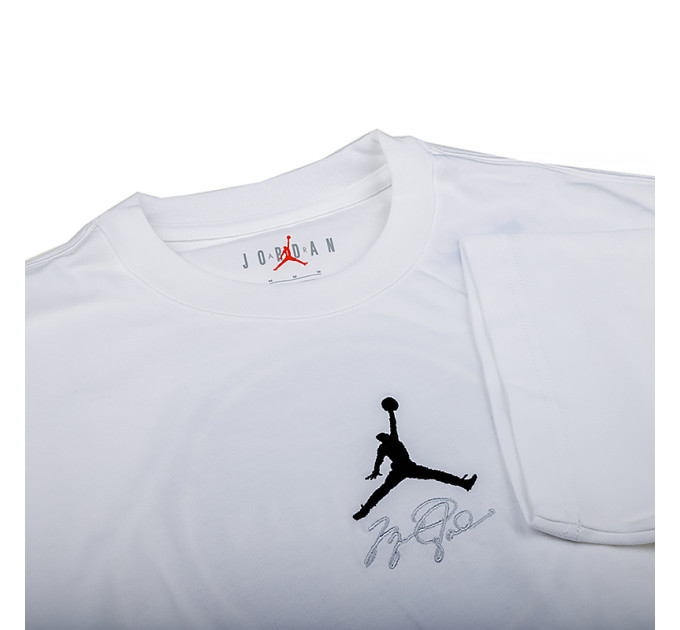Чоловіча Футболка JORDAN M J FLT MVP 85 SS CREW Білий 2XL (7dFN5956-100 2XL)