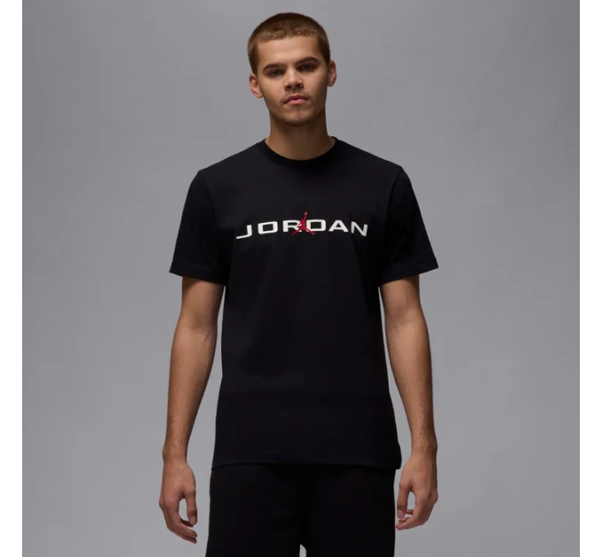 Чоловіча Футболка Jordan M JD AIR SS CREW Чорний S (7dIB7353-010 S)