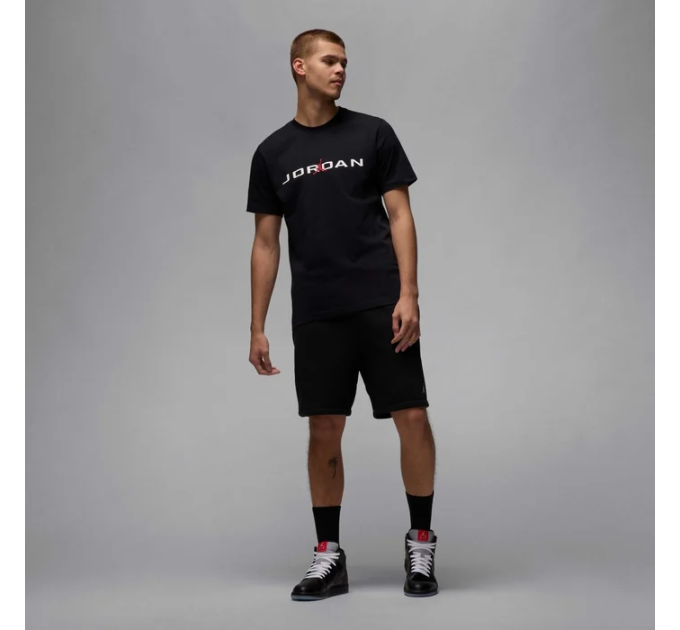 Чоловіча Футболка Jordan M JD AIR SS CREW Чорний S (7dIB7353-010 S)
