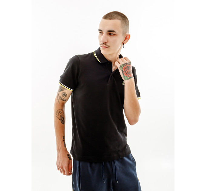 Чоловіча Футболка AUSTRALIAN 2-STRIPE PIQUE' POLO S-FIT Чорний XL (7dLSUPO0004-003A XL) Чоловіча Футболка AUSTRALIAN 2-STRIPE PIQUE' POLO S-FIT Чорний XL (7dLSUPO0004-003A XL)