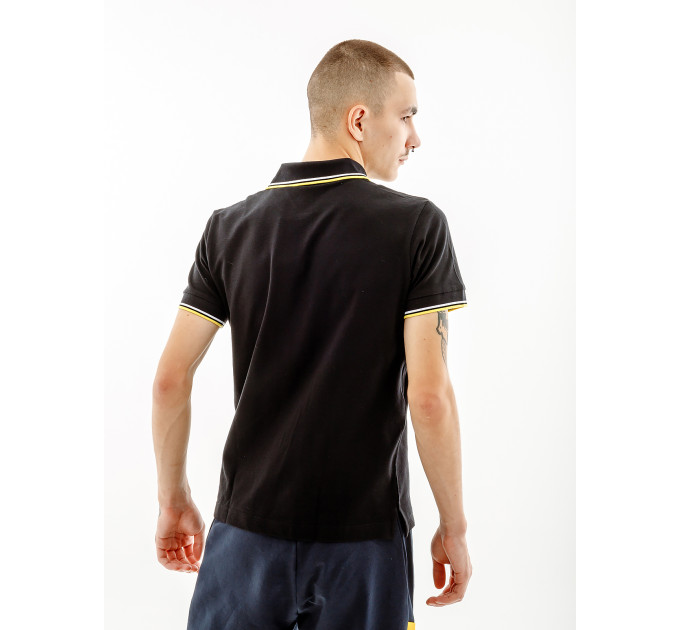 Чоловіча Футболка AUSTRALIAN 2-STRIPE PIQUE' POLO S-FIT Чорний XL (7dLSUPO0004-003A XL)
