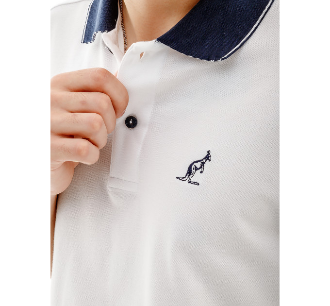 Чоловіча Футболка AUSTRALIAN LINES POLO PIQUE' EL R-FIT Білий 2XL (7dLSUPO0010-002 2XL)