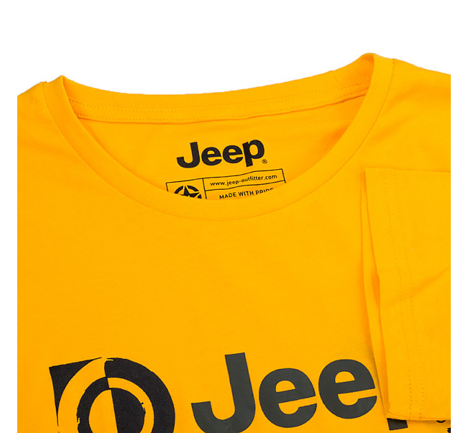 Чоловіча Футболка JEEP T-SHIRT Paintbrush J22W Жовтий L (O102590-Y247 L)