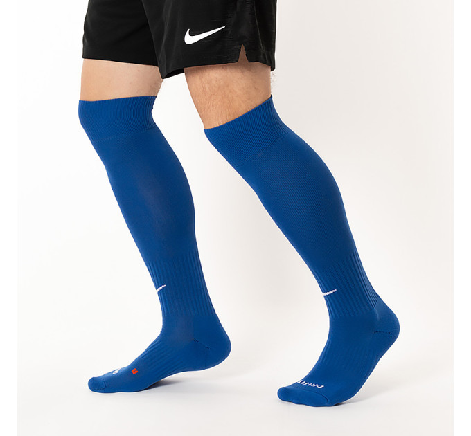 Чоловічі Шкарпетки Nike Classic Football Dri-Fit Блакитний 34-38 (SX4120-402 34-38)
