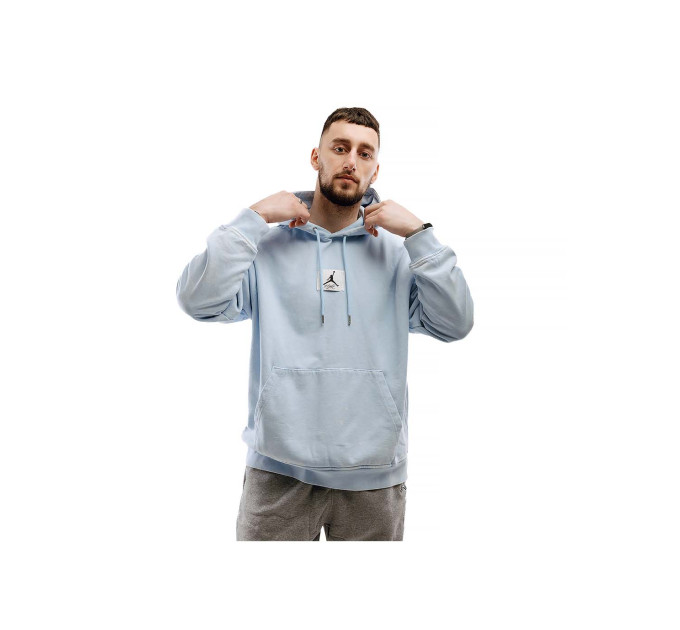 Чоловіче Худі JORDAN M J ESS STMT WASH FLC PO Блакитний L (7dDR3087-411 L)