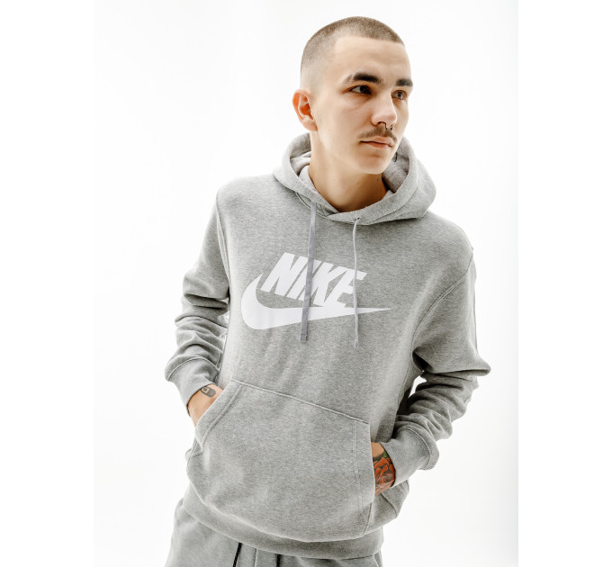 Чоловіче Худі Nike M NSW CLUB HOODIE PO BB GX Сірий XL (7dBV2973-063 XL)